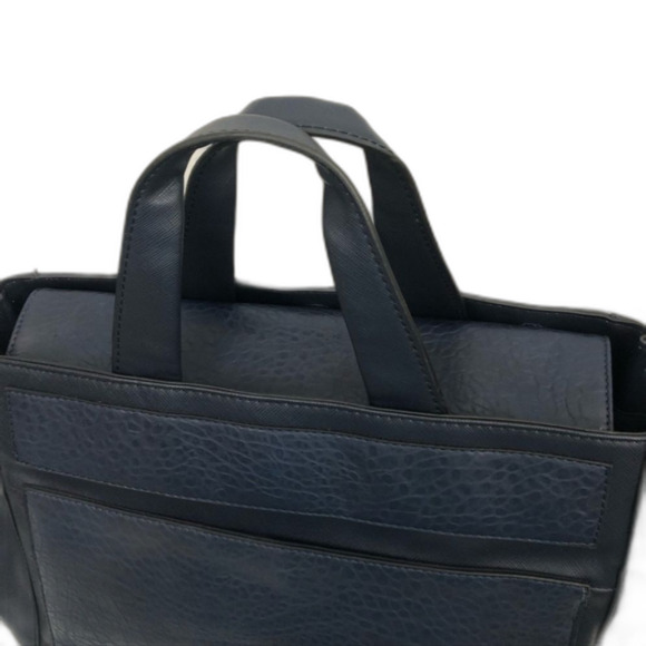 NWOT French Connection Spacious Blue Crossbody Bag Five Pockets - Picture 3 of 15